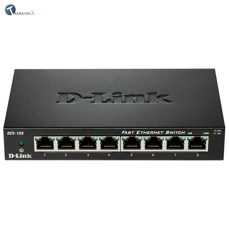 D-Link DES-108 8-Port Desktop Switch